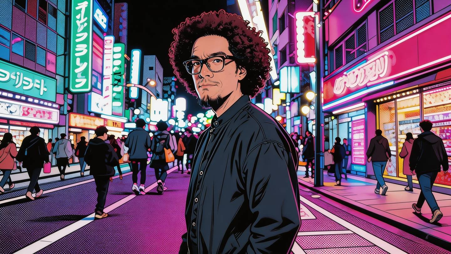 WeiShan Yu, Tokyo street portrait, variant 2