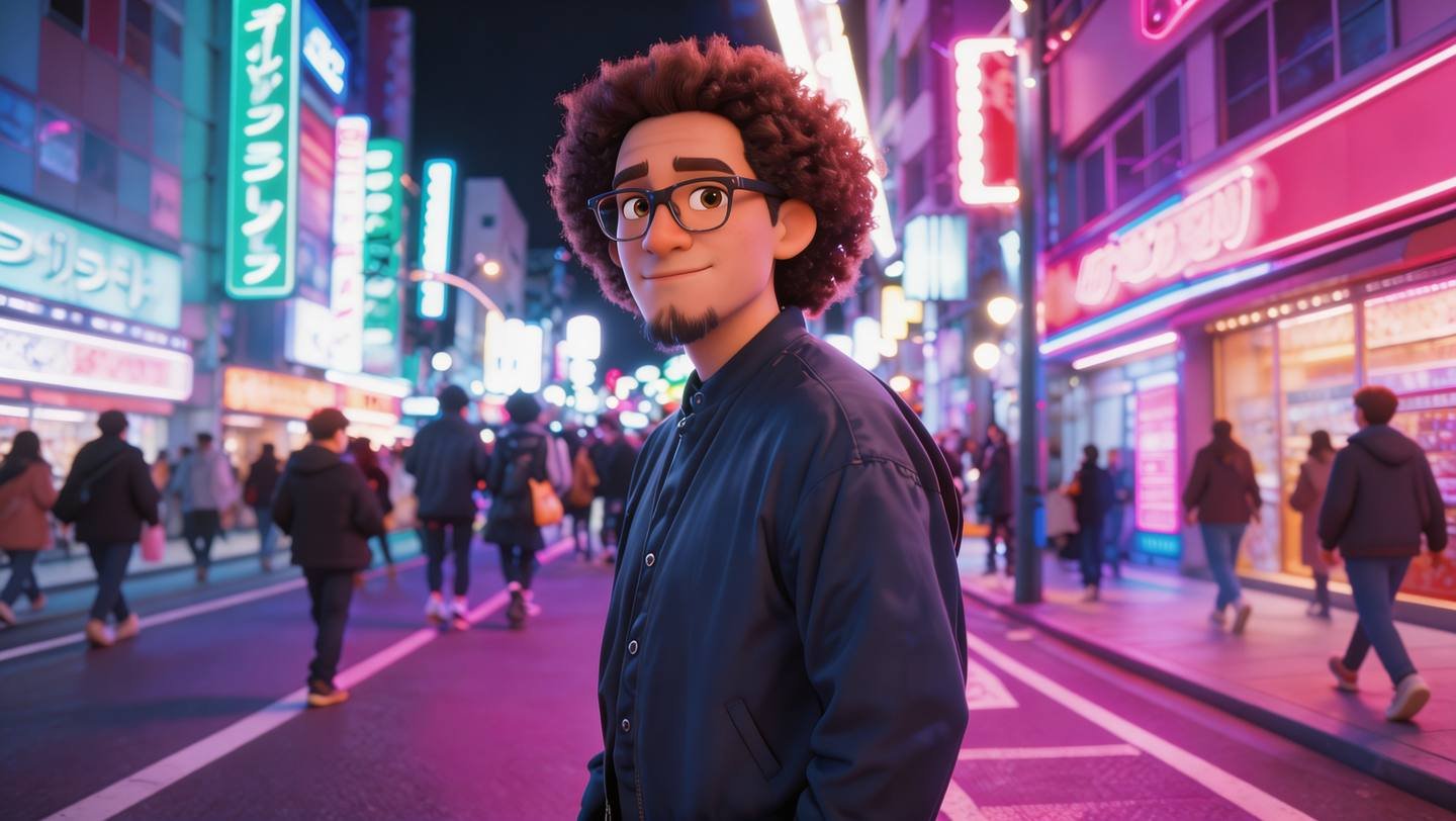 WeiShan Yu, Tokyo street portrait, variant 3