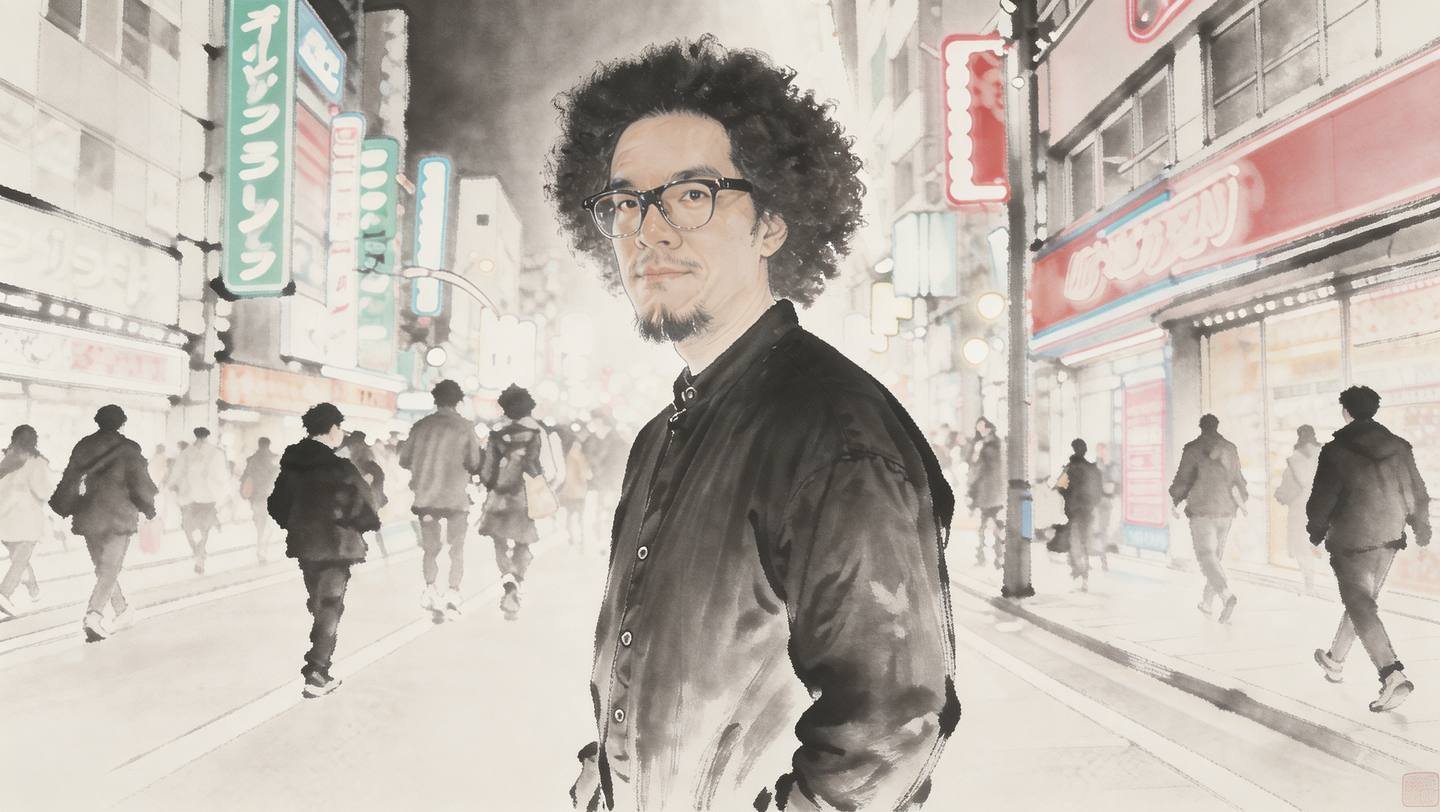 WeiShan Yu, Tokyo street portrait, variant 6