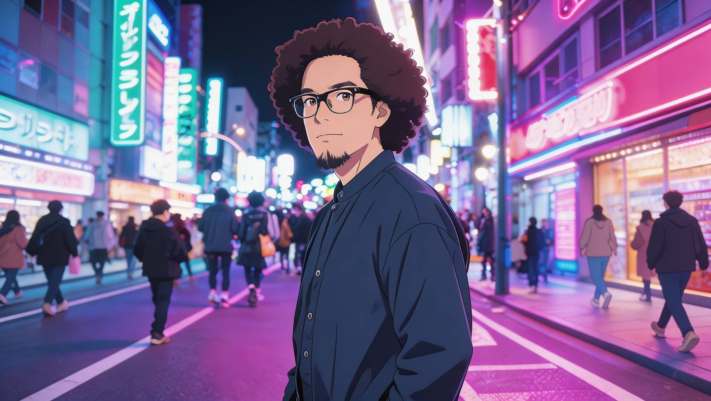 WeiShan Yu, Tokyo street portrait, variant 11