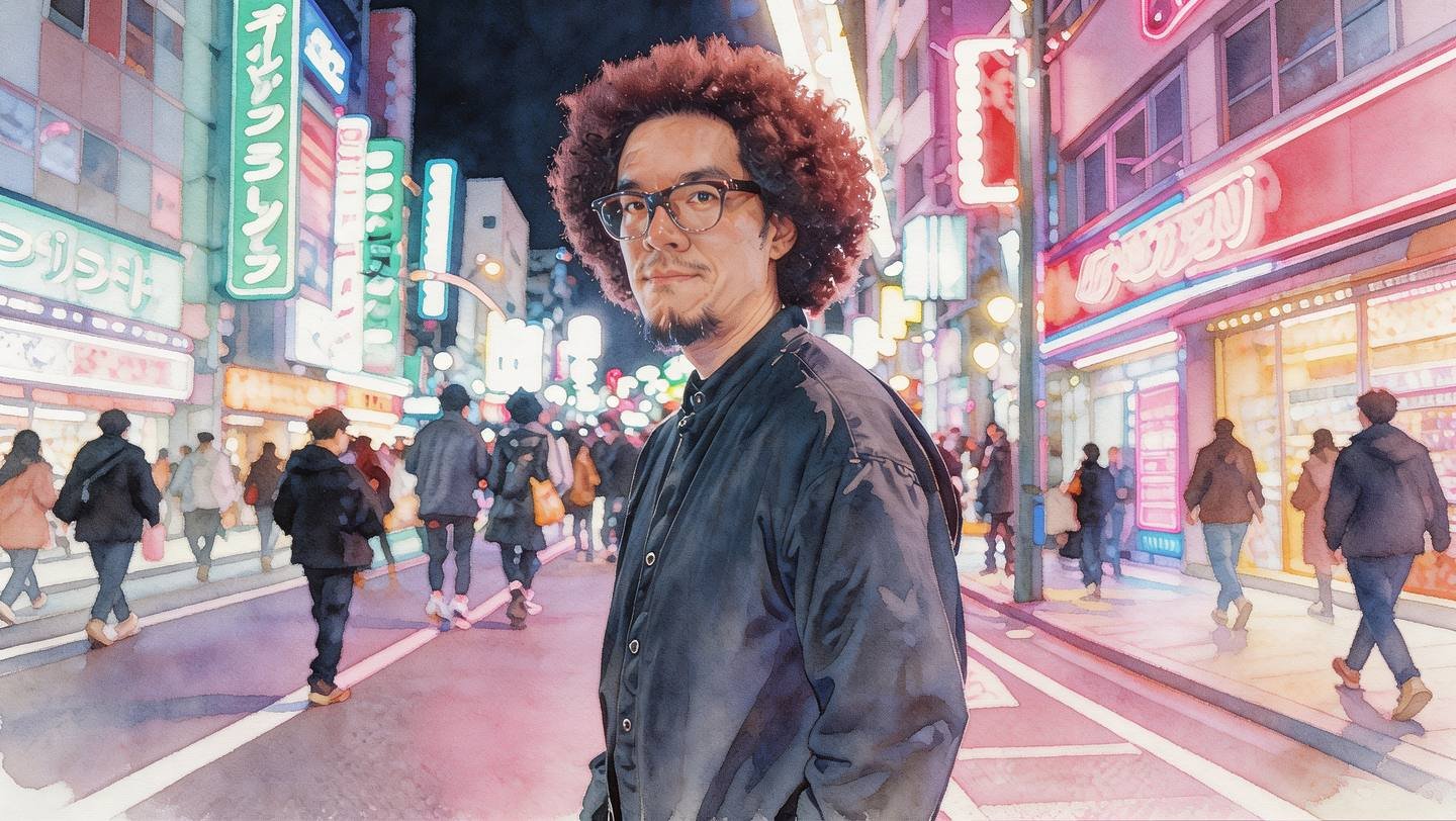 WeiShan Yu, Tokyo street portrait, variant 12