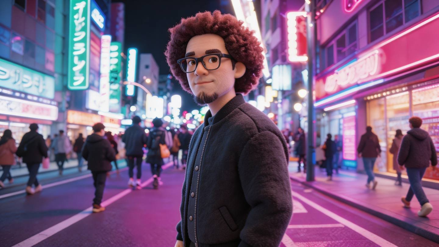 WeiShan Yu, Tokyo street portrait, variant 17